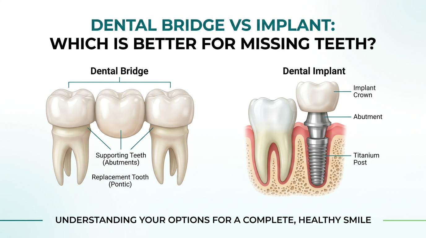 Dental Bridge vs Dental Implants. Which one is Better?